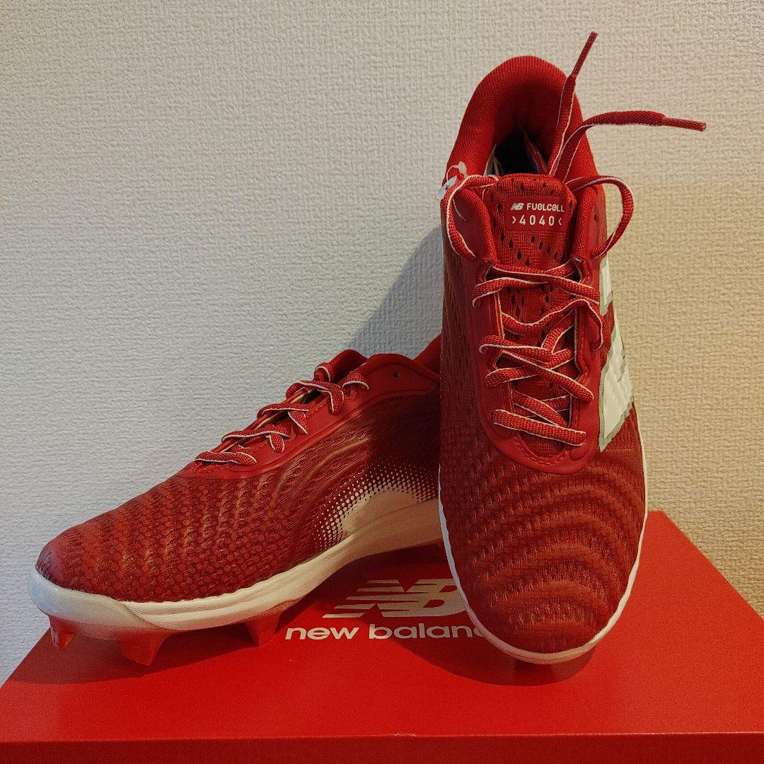 ニューバランス　野球　スパイク　ポイント 26.0センチ　レッド