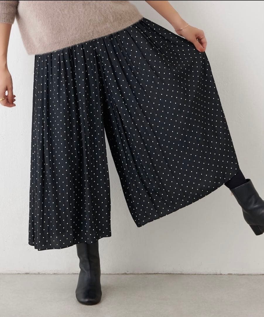 BEARDSLEY シフォンギャザーパンツ