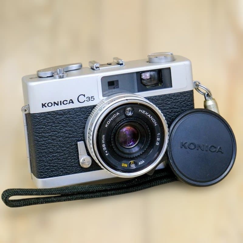 【整備品】珍品　KONICA C35 コニカ シルバーカウンター
