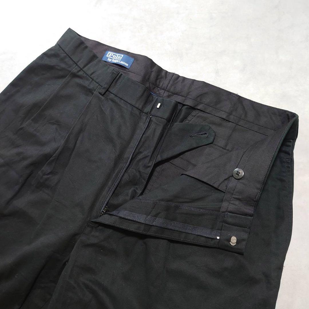 ポロチノPolo by Ralph Laurenツータックチノパンツ古着K281