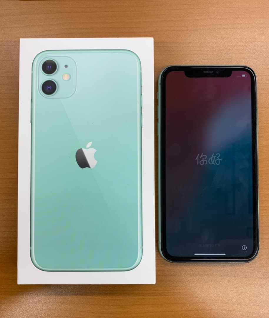 j*様 動作確認済 iPhone11 グリーン 64GB 箱付き ID 15YN