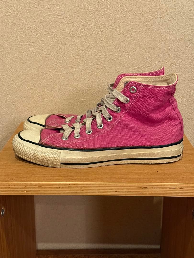 80s CONVERSE ALL STAR HI 当て布 US 8.5 USA