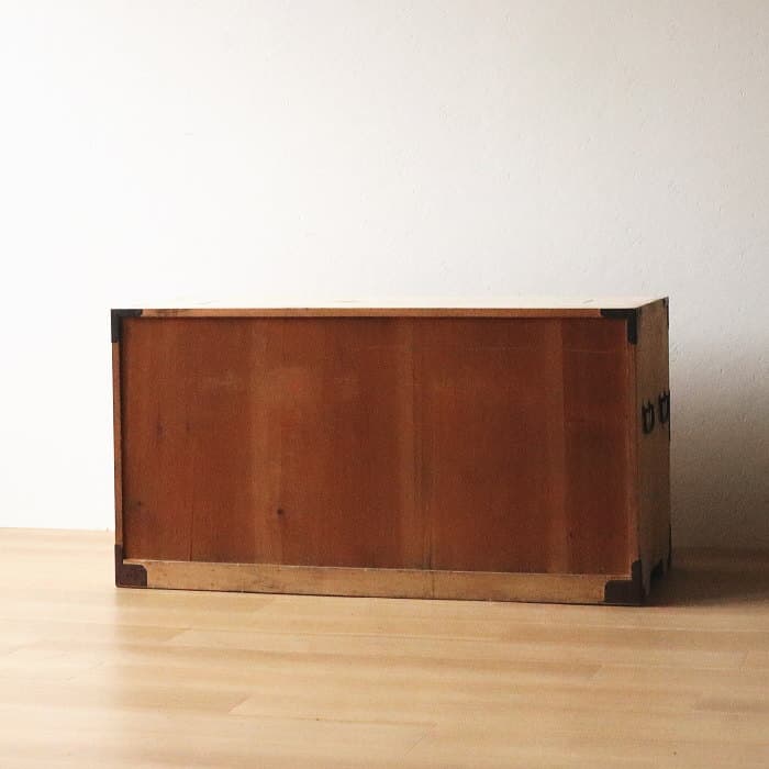 アンティーク 2段 チェスト 古家具 無垢材 無塗装 和箪笥 無垢材