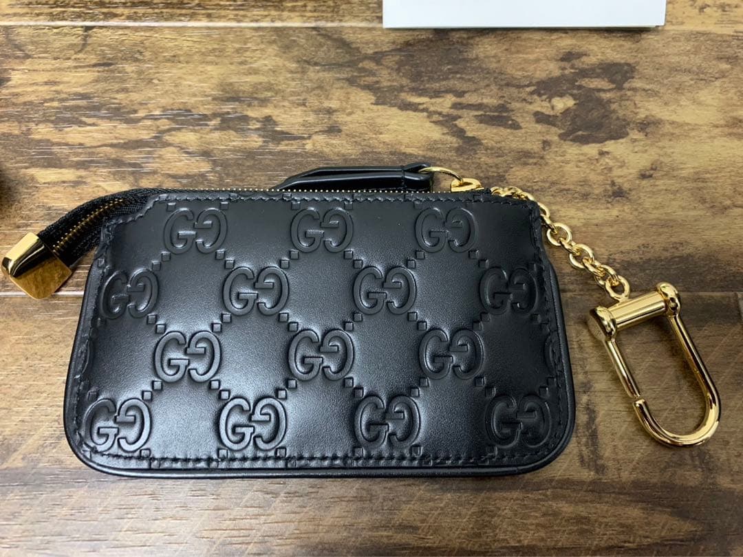 GUCCI グッチ　GG柄 ケース 小銭入れ 金具