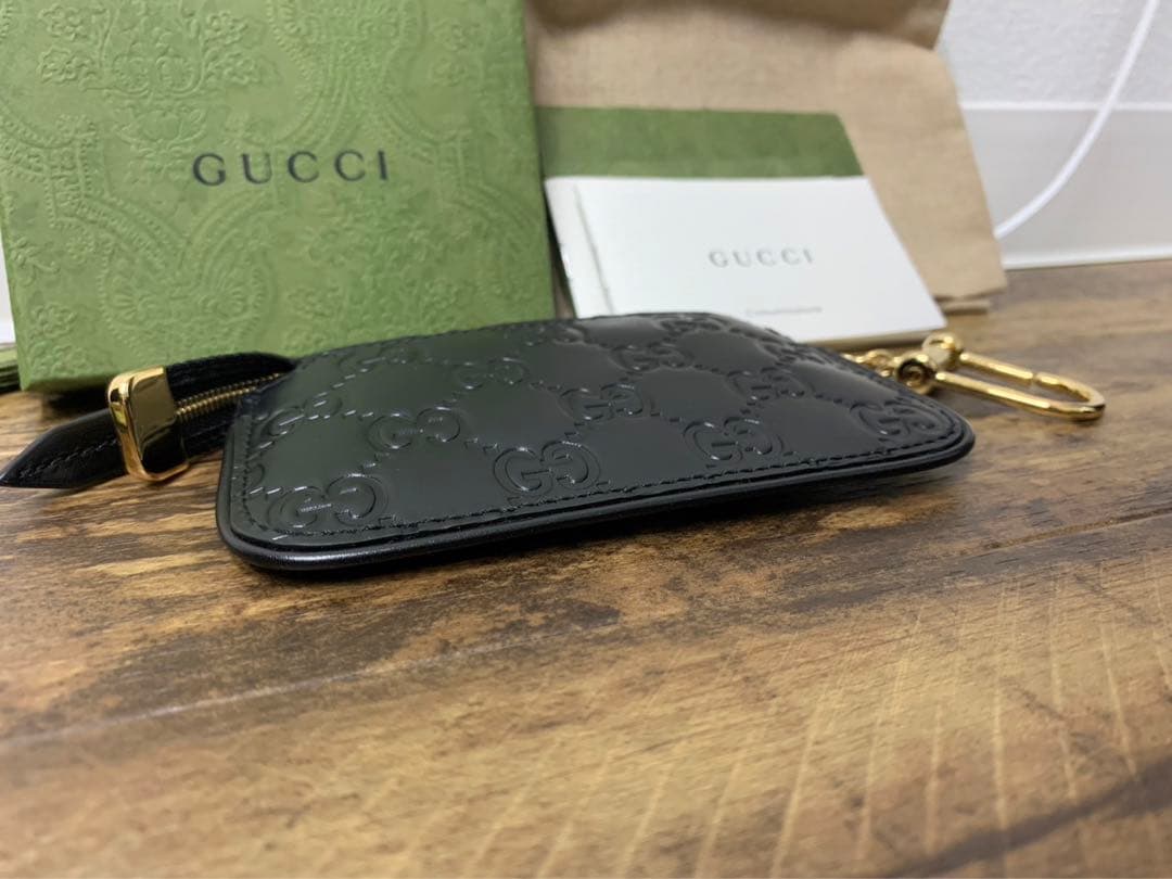 GUCCI グッチ　GG柄 ケース 小銭入れ 金具