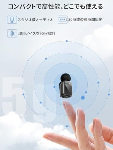 Snapgear Mini ピンマイク ワイヤレスマイク 5g超軽量ラベリアマp