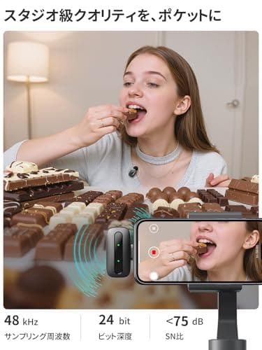 Snapgear Mini ピンマイク ワイヤレスマイク 5g超軽量ラベリアマp