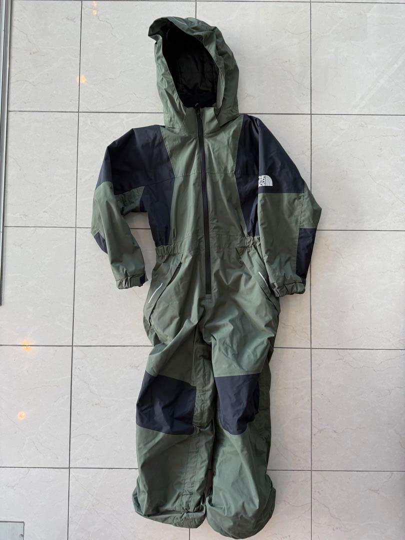 The North Face 子ども用スキーウェア オリーブグリーン