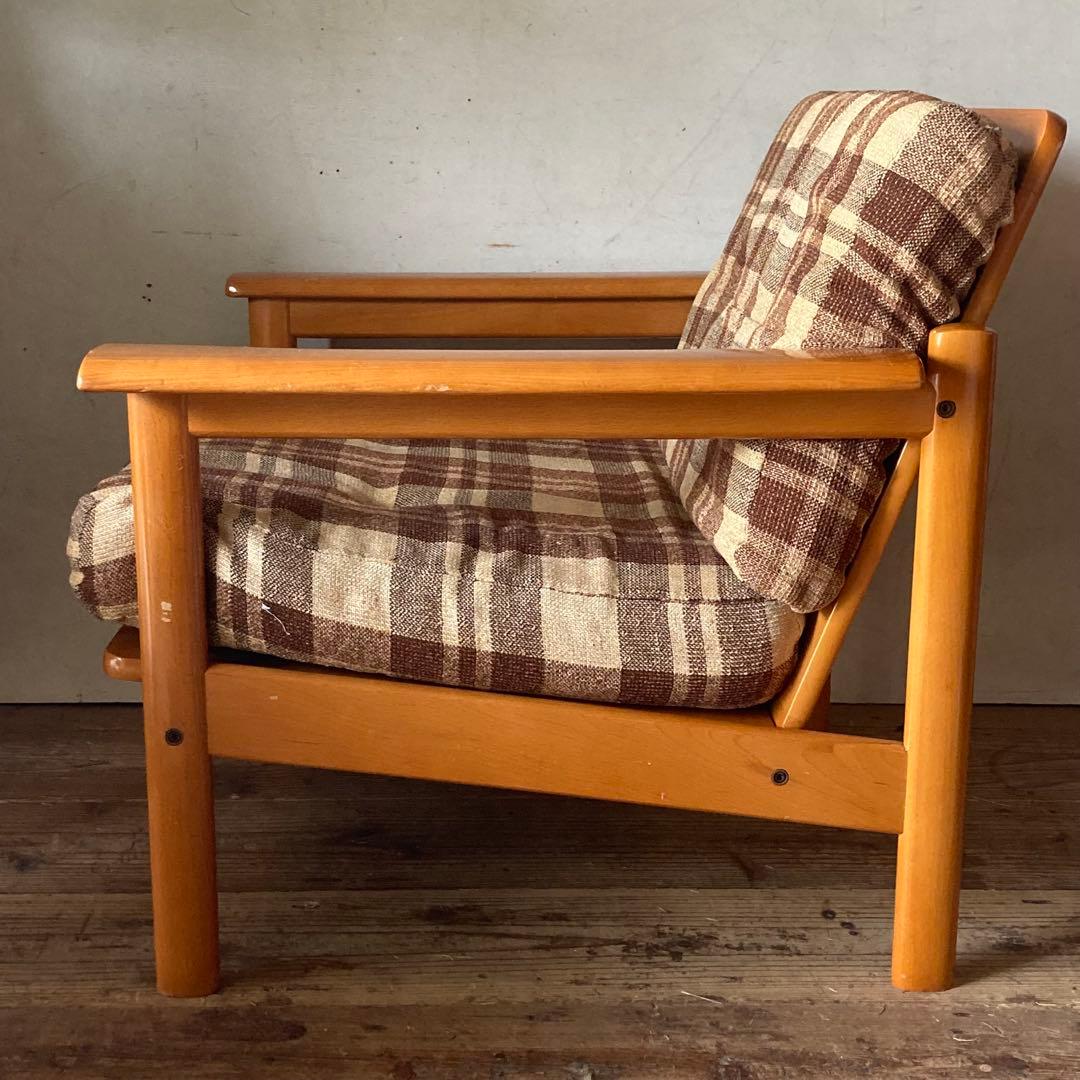 ヴィンテージ オールドカリモク 1人掛け ソファ イージーチェア 1
