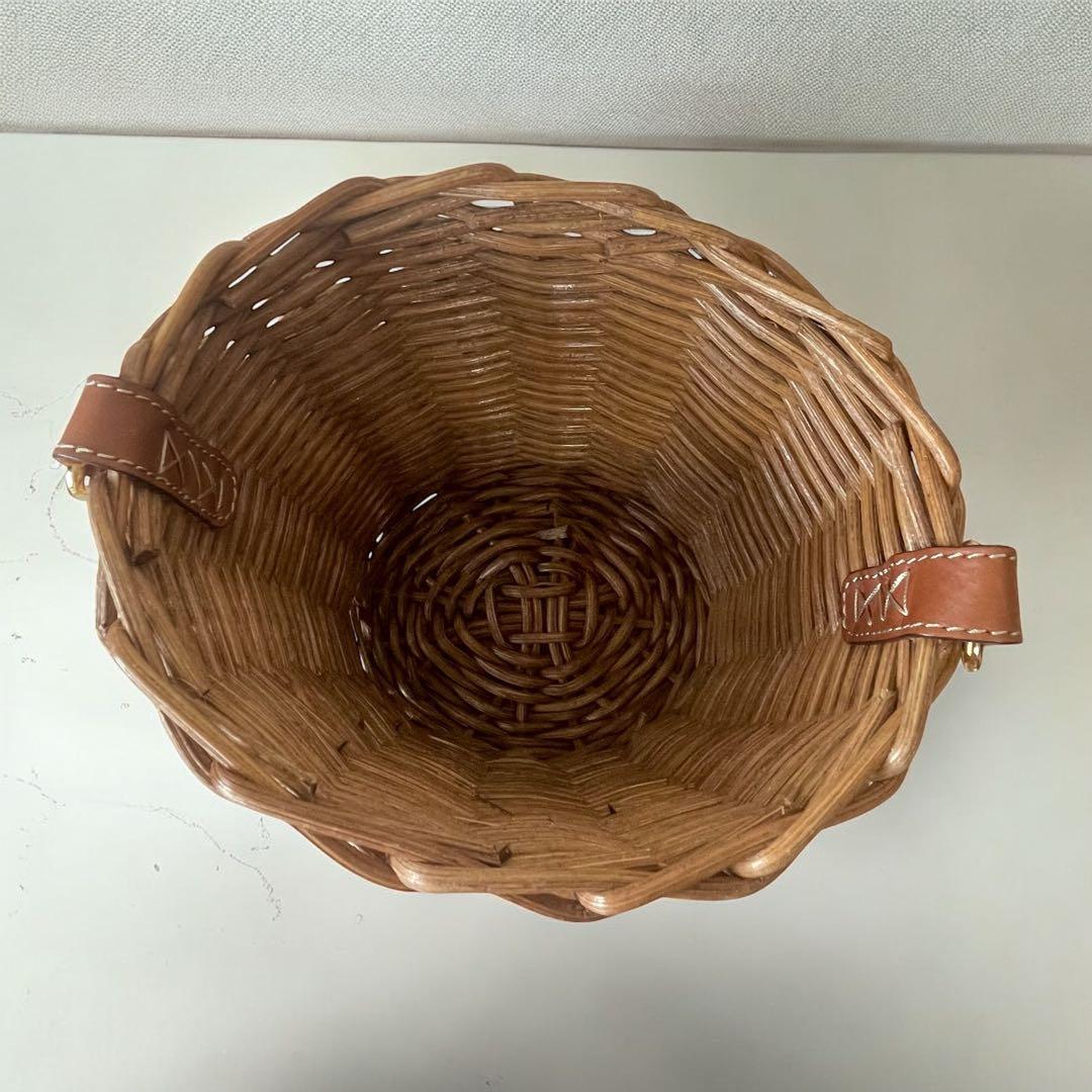 未使用☆ATAO ブリーゼ かごバッグ アタオ 籐製バスケット カゴバッグ