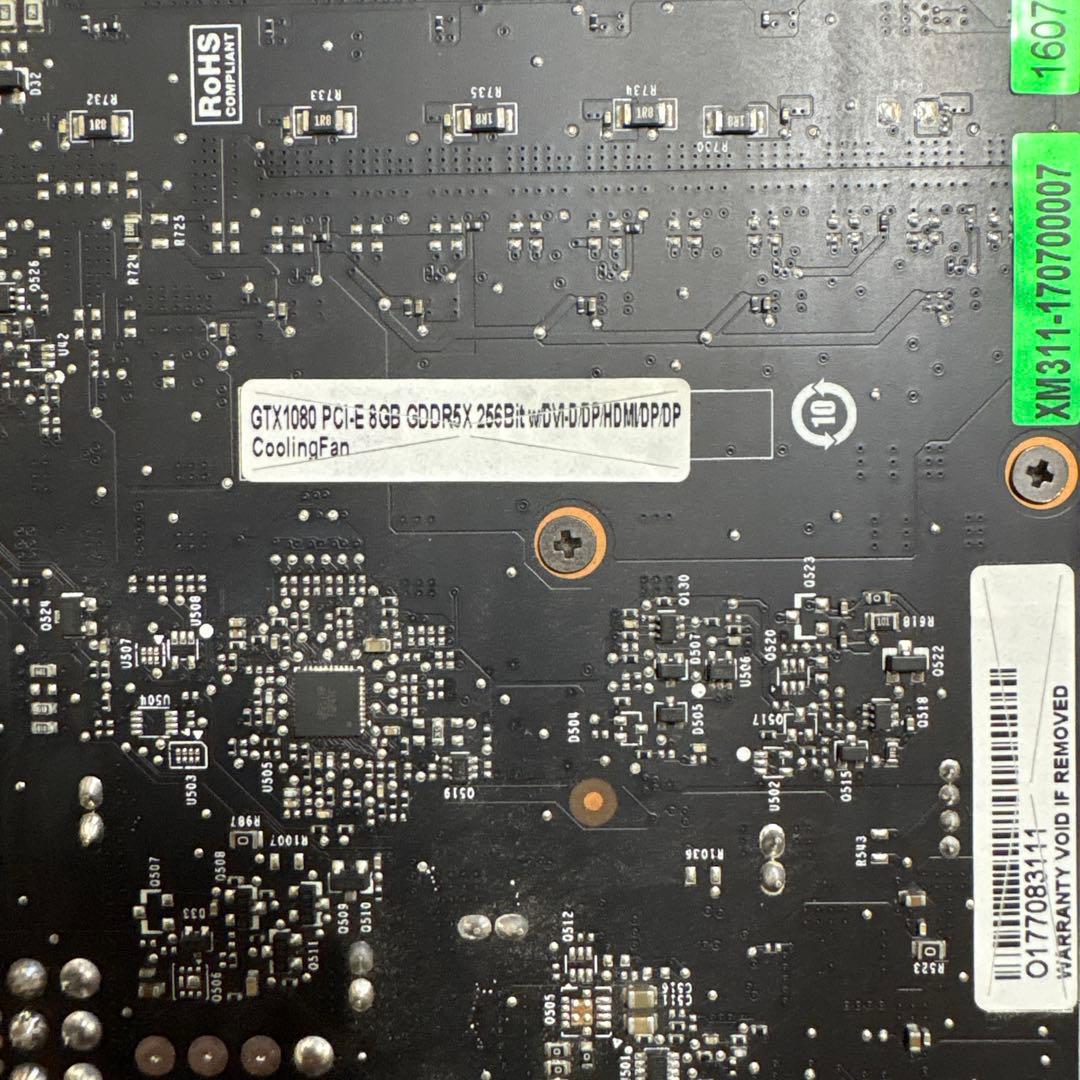 グラフィックボード・グラボ・ビデオカード NVIDIA GTX 1080 8GB GDDR5X