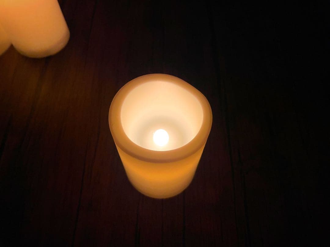 【くりーむぱんこ】【GODAFTON 】LEDキャンドル26本セット