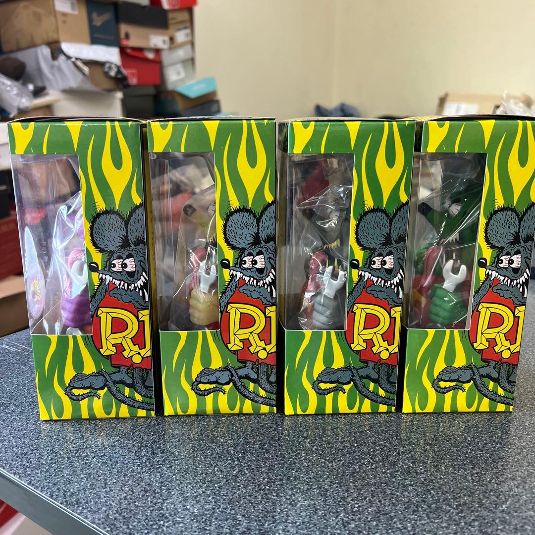 希少スパナフィンク　ラットフィンクボビングヘッド4体セット