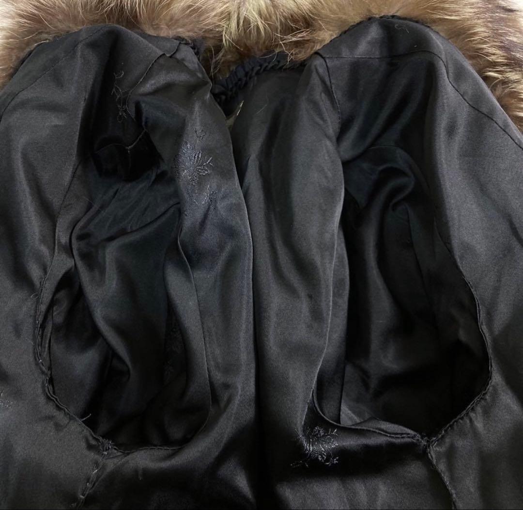 SAGAFOX リアルファーコート シルバーフォックス 11号