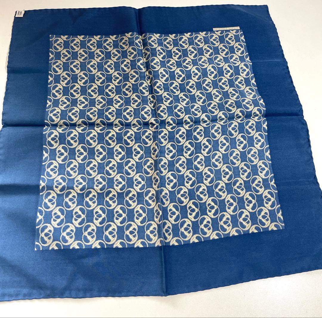 エルメス HERMES プチカレ ミニカレ シルク100％ ハンカチ 極美品