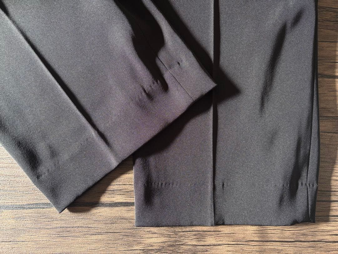 【IENA】サスペンダーツイルパンツ 黒 38