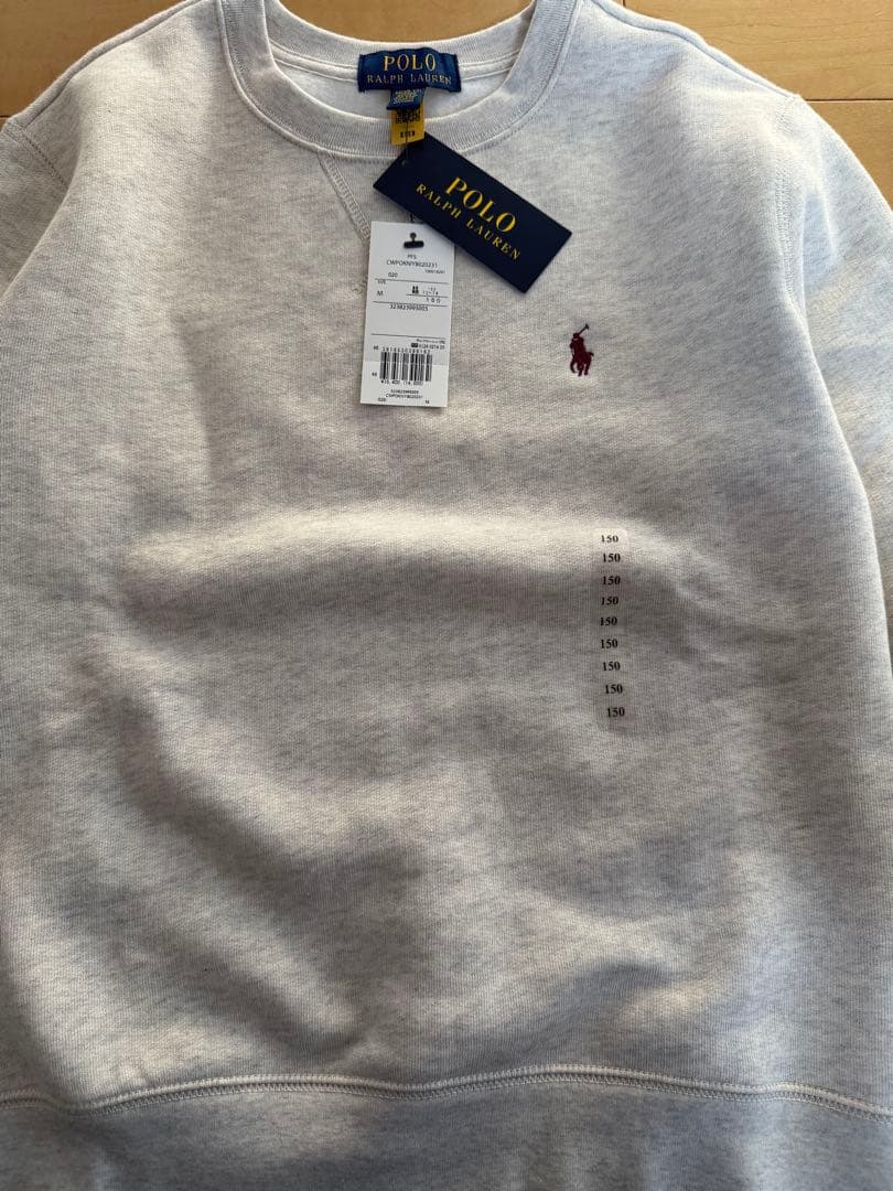 新品 Polo Ralph Lauren グレー トレーナー 150cm