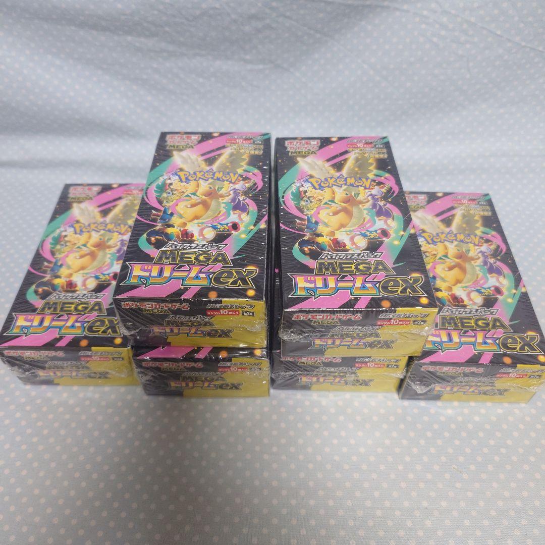 ポケモンカード MEGA ドリームex 6BOX 新品未開封 シュリンク付き