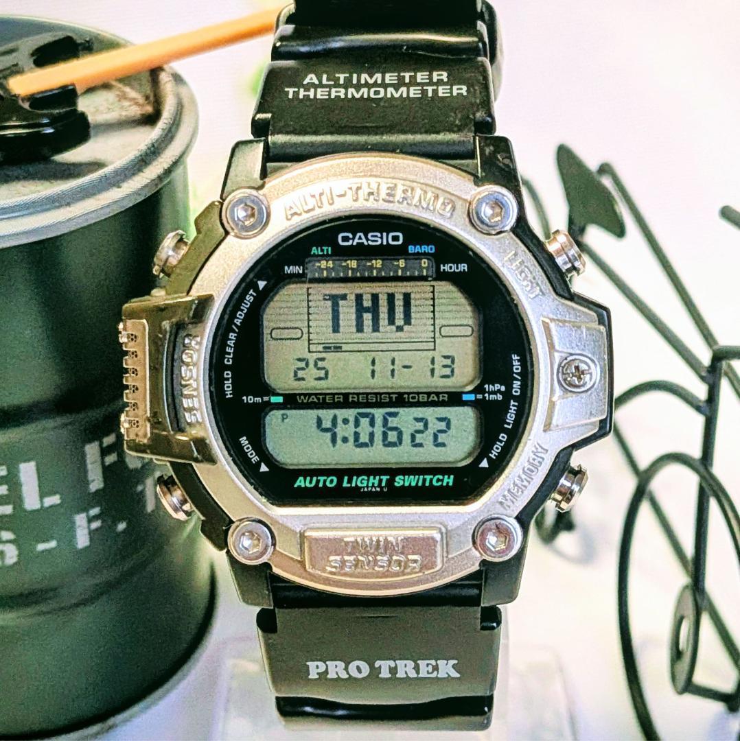 高機能 カシオ メンズ腕時計プロトレックPRO TREK 高度・気圧・温度計測
