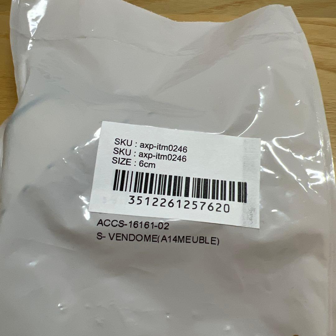 新品 アレクサンドルドゥパリ ヘアクリップ ベージュ