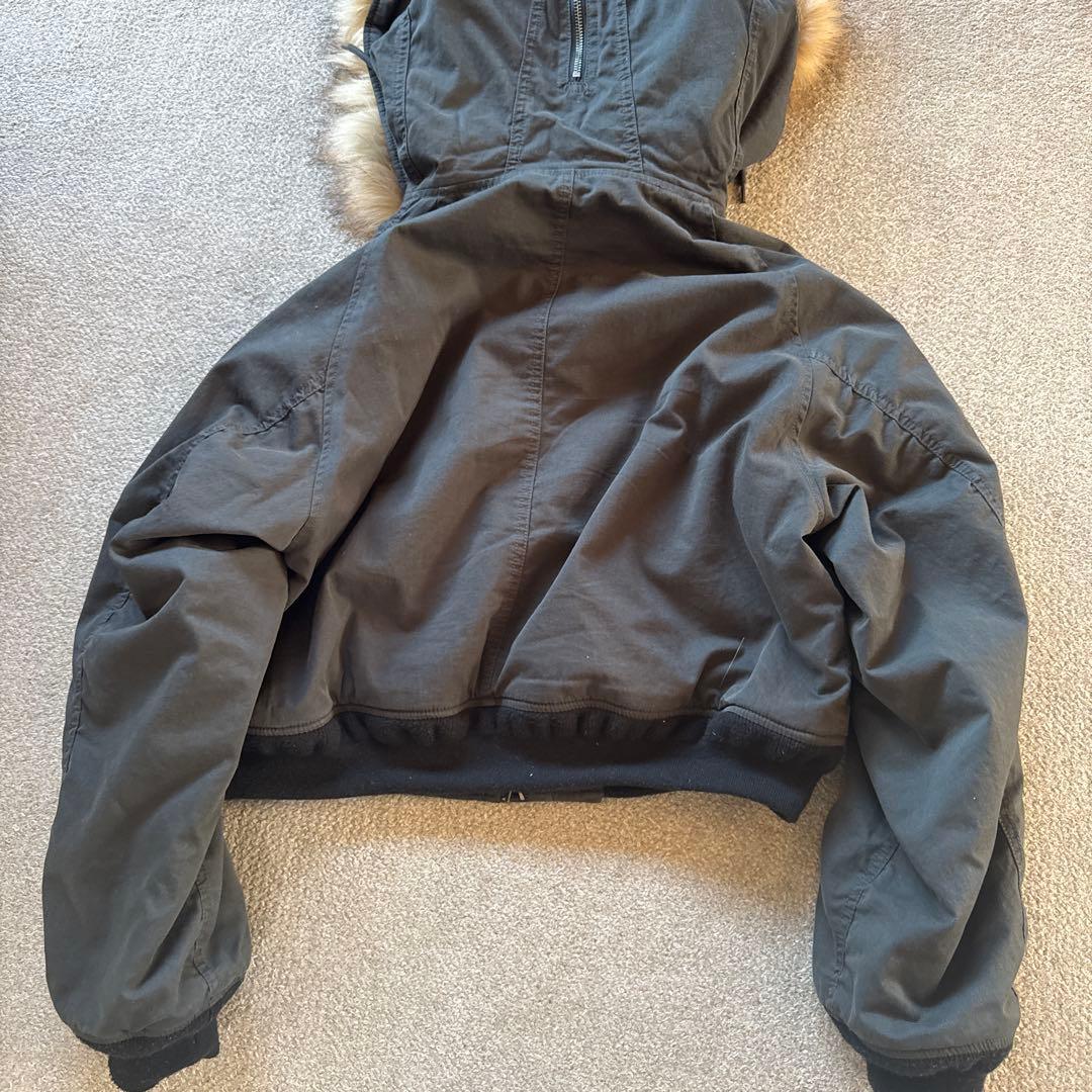 MOUSSY ブラックファー付きジャケット