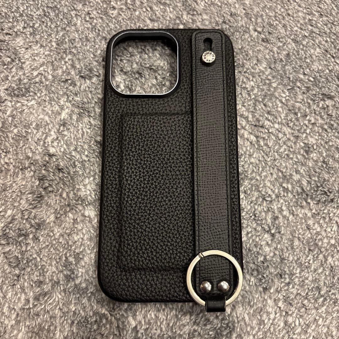 BONAVENTURA ブラック レザー iPhone 16Pro Maxケース