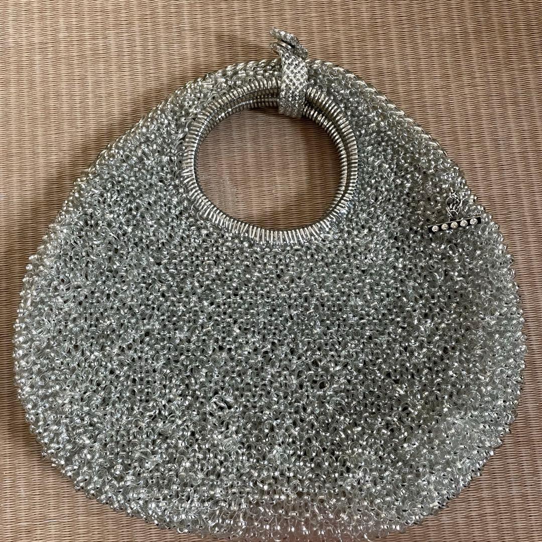 【美品】アンテプリマ　パッロンチーノ　2WAY ショルダーバッグ　シルバー