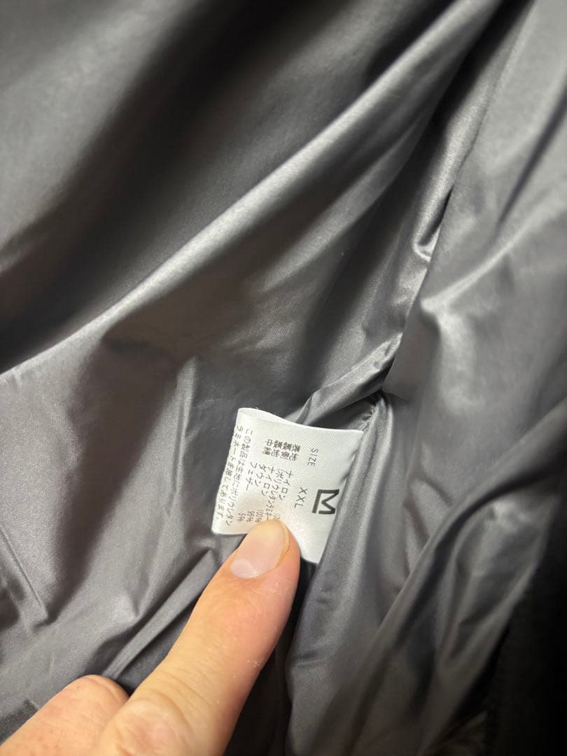 NANGA TYPE 1 サイズXXL 黒　ナンガ　ホワイトレーベル　最強ダウン