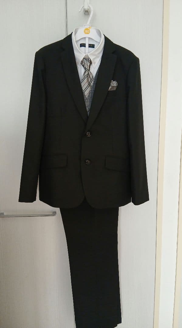 【キャサリンコテージ】160男児 ベスト付 フォーマルスーツ　卒業入学式