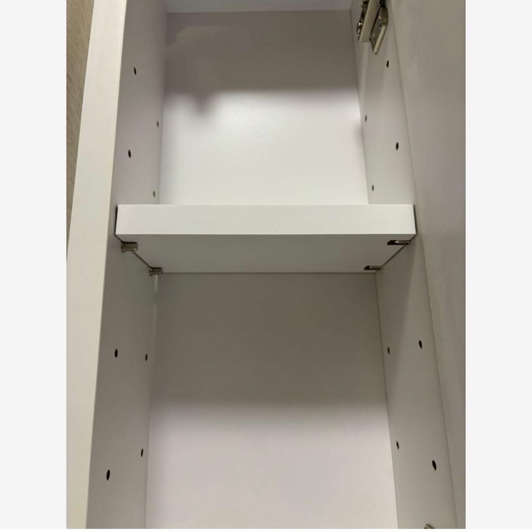 ニトリ　3面鏡ドレッサー　ホワイト　椅子（スツール）付き　※少し訳あり