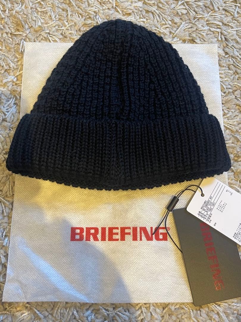[新品未使用] 【完売品】ブリーフィング ゴルフWOOL BEANIE ブラック