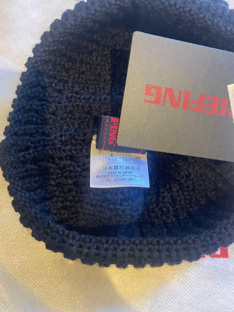 [新品未使用] 【完売品】ブリーフィング ゴルフWOOL BEANIE ブラック