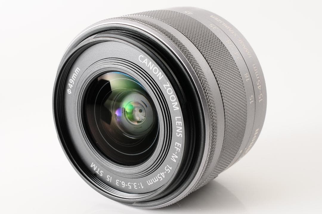 [美品] キャノン Canon EOS kiss M EF-M 15-45mm