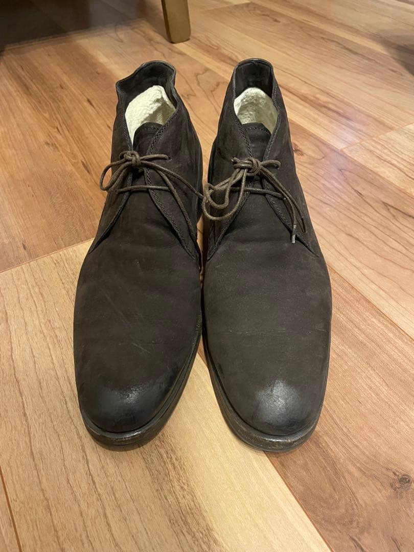 激レア　ベルルッティ シアリングムートン アンクルチャッカブーツ 正規品
