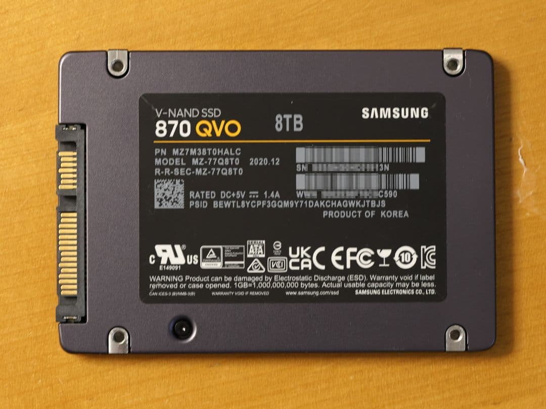 ぽ*会様 Samsung サムソン 870 QVO 8TB SSD MZ-77Q