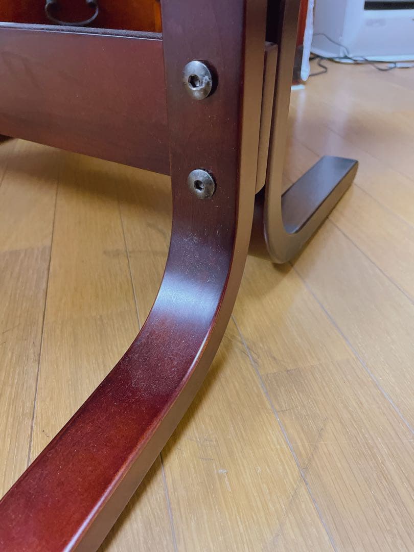 IDC 大塚家具 本革 ハイバックチェア レザー 曲木 イージーチェア 北欧