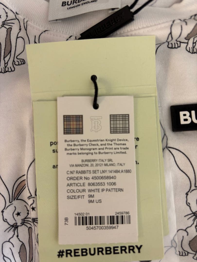 ＜新品・未使用タグ付き＞Burberry ロンパース