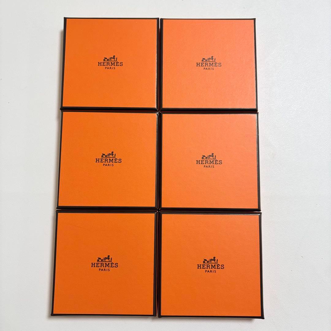 美品　エルメス　保存袋　空箱　6個セット　ブレスレット　アクセサリー入れ　現行品