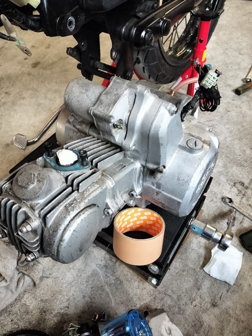 ホンダ　エンジン88cc　スーパーカブ50カスタム　ボアアップ　4速　キャブ付