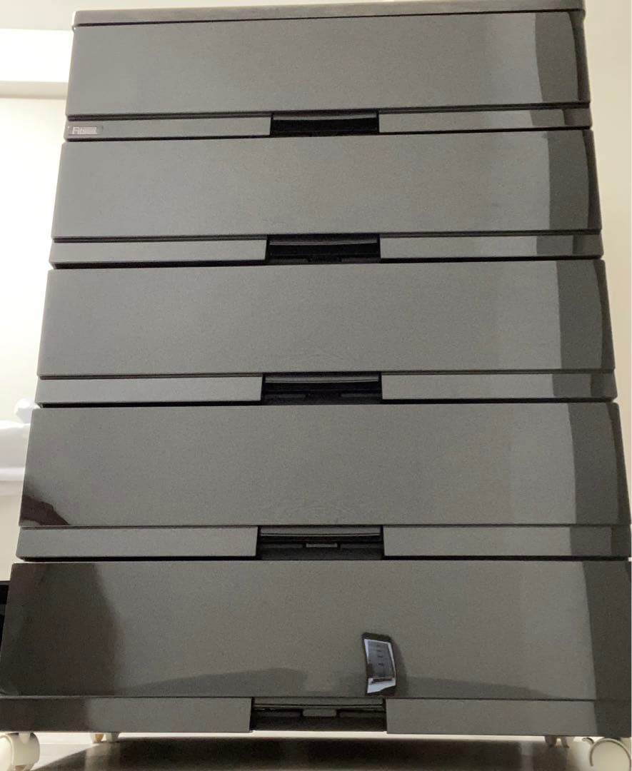 ※専用出品　ニトリ天馬 フィッツプラスプレミアム 5段 ブラック キャスター付き