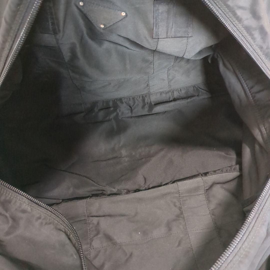 美品 PRADA ボストンバッグ 2way ブラック 三角ロゴ テスートナイロン