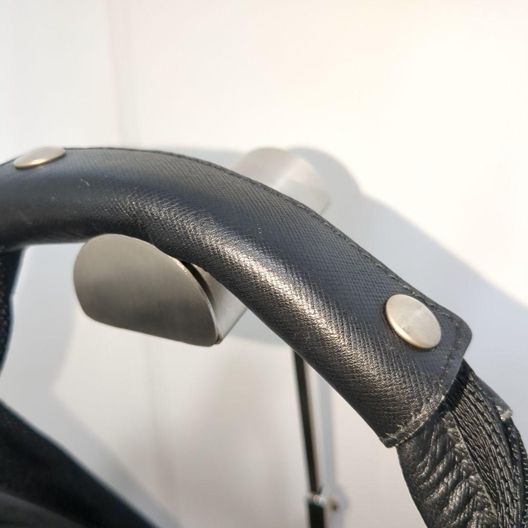 美品 PRADA ボストンバッグ 2way ブラック 三角ロゴ テスートナイロン