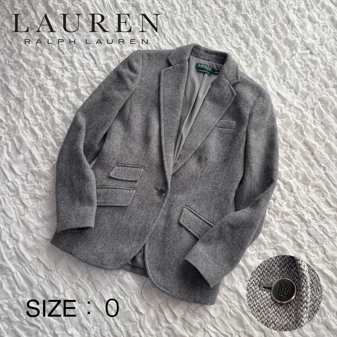 【1度着用のみ美品】 ローレンラルフローレン ウールテーラードジャケット
