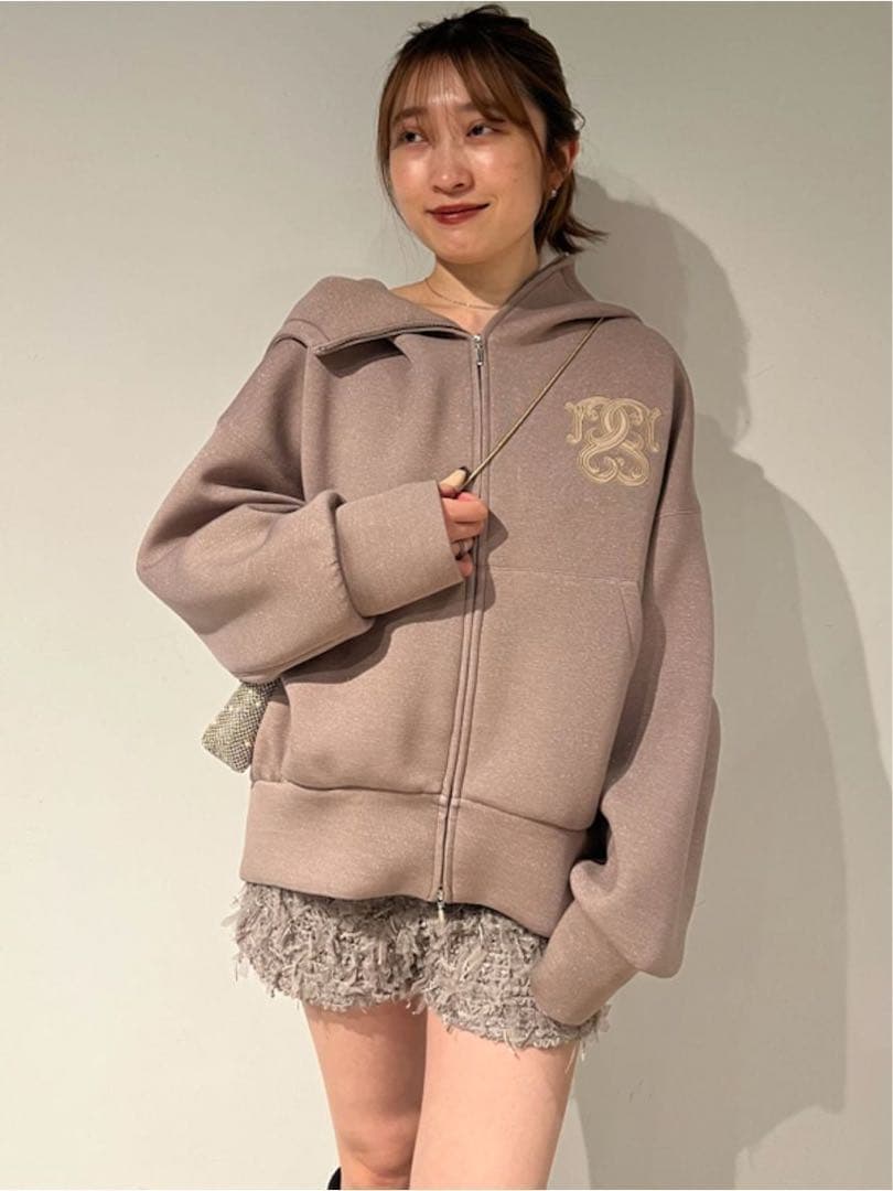 【最終値下げ】SNIDEL ボリュームパーカー　MOC