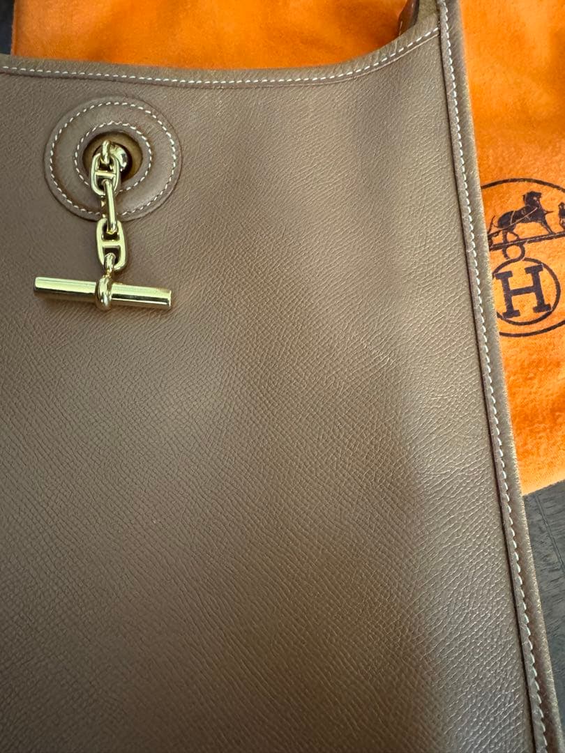 エルメス　ヴェスパ　ゴールド✖️ゴールド金具　斜めがけショルダー