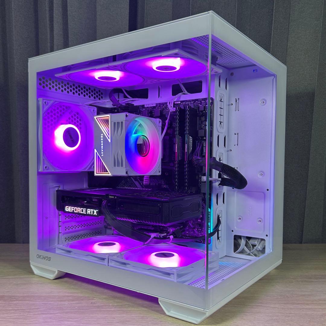 高性能 白 ゲーミングPC RTX3060 Windows11 ワイルズ快適