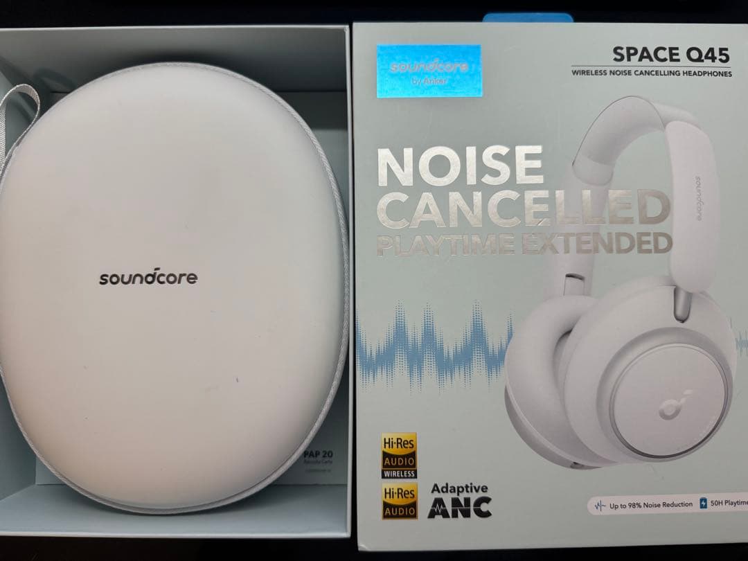 ANKER SPACE Q45 ワイヤレスヘッドホンノイズキャンセリング