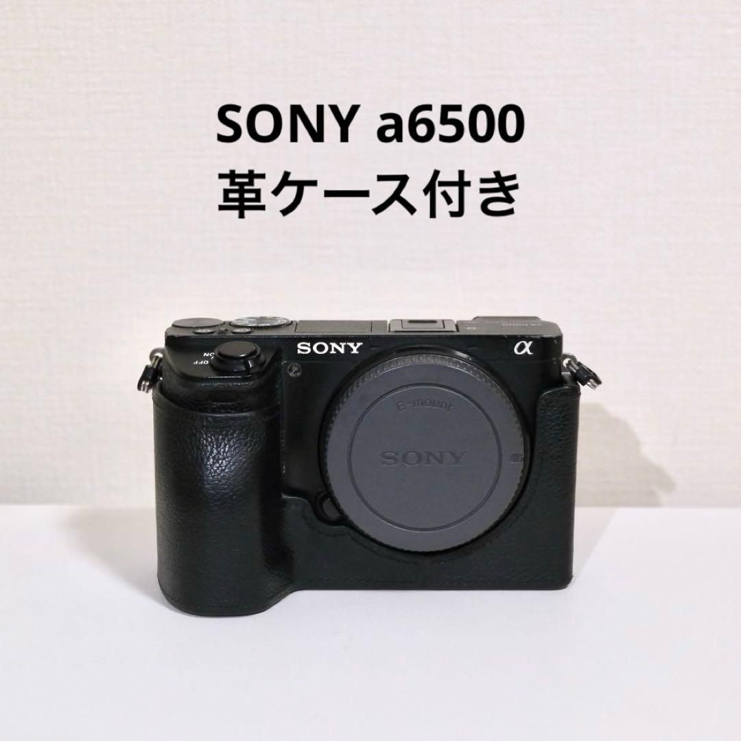 SONY a6500 ミラーレス一眼 / 純正革ケース付き /ワンオーナー品