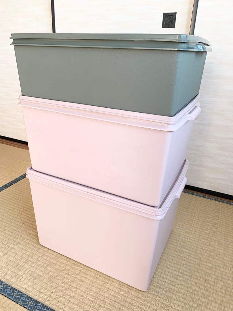 【タッパーウェア】ディープスーパーケース＆スーパーケースI＆II合計3個