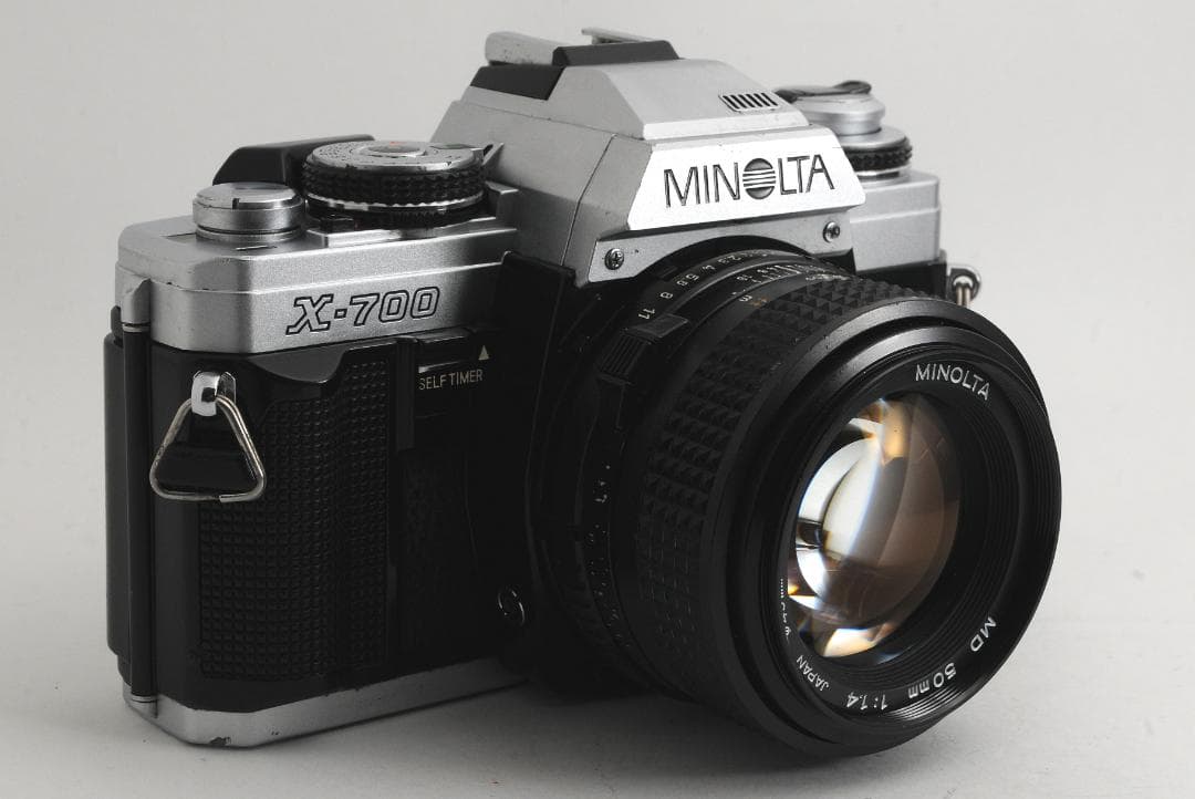 ミノルタ MINOLTA X-700 シルバー MD 50mm F/1.4 希少